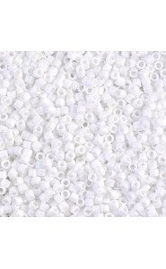 Miyuki delica beads 10/0 - Matted white DBM-351
